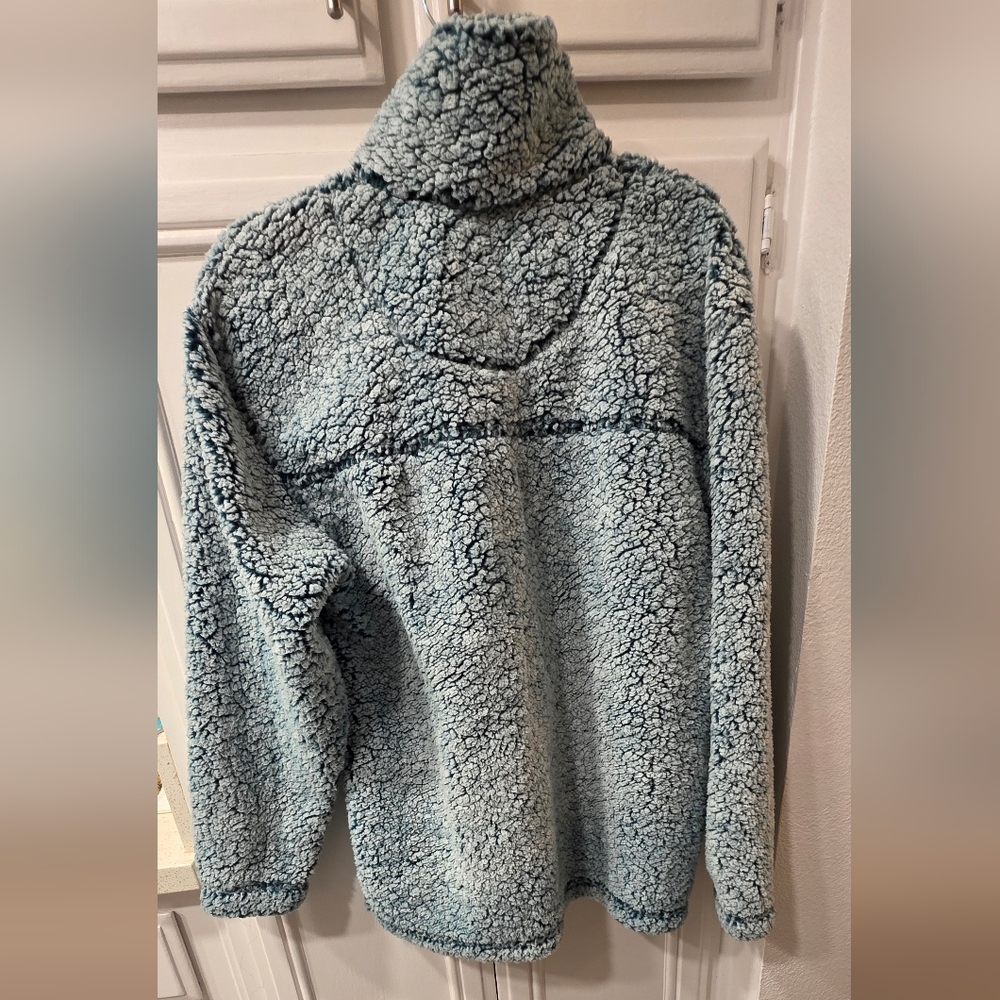 Boxercraft Soft Blue Fleece Pullover - Picture 2 of 6